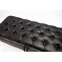 Kufer Pikowany CHESTERFIELD  Eko-Skóra Czarna / Model  Q-6 Rozmiary od 50 cm do 200 cm